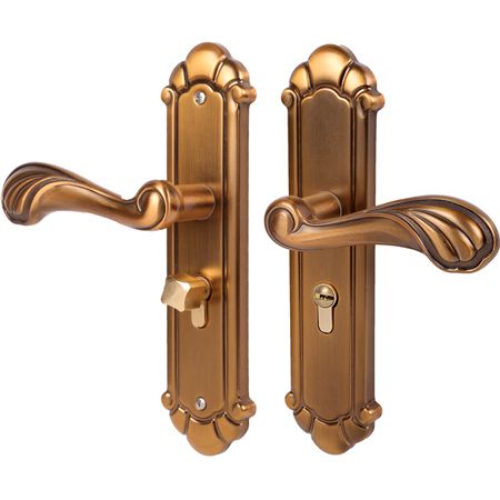 202泡色古铜实心把手简约室内门锁|卧室房间门锁|锁具批发(图)