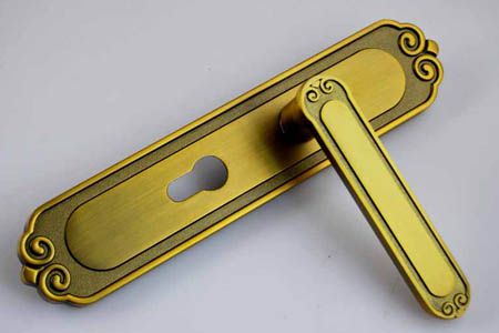 X037黄古铜室内门静音锁|卧室房间门锁|锁具批发55元(图)