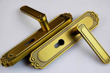 X037黄古铜室内门静音锁|卧室房间门锁|锁具批发55元(图)