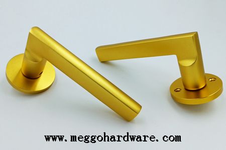 新品上市|金色分体太空铝静音门锁|门锁厂家|锁具批发35(图)