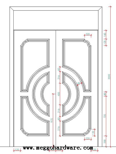 今日新品|新款单拉别墅门锁黑青古98107|锁具厂家|锁具批发(图)