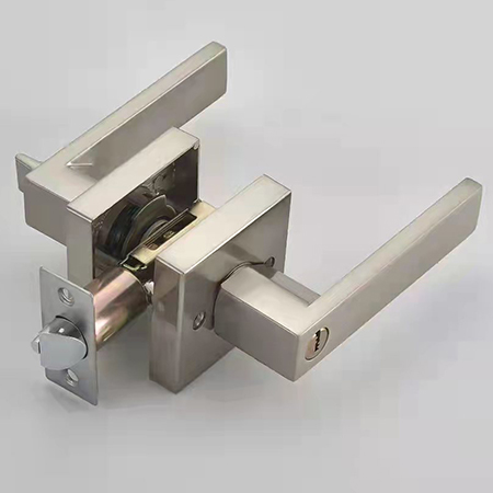 【门锁厂家】高档锌合金单舌房间门锁|三杆锁|名门锁(图)