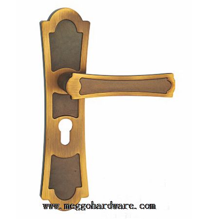 X055_55黄古铜静音锁|精品室内门锁|锁具批发|门锁厂家