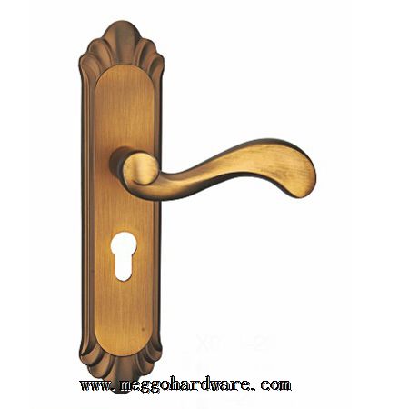 X029_29黄古铜静音锁|室内门锁|门锁厂家|锁具批发