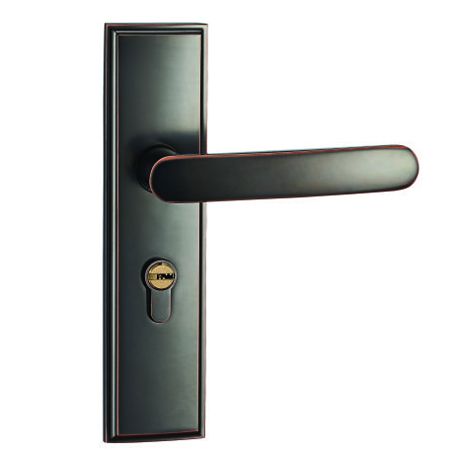 G0109黑红古静音锁|精品室内门锁|门锁厂家|锁具批发