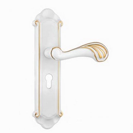 F202陶瓷白室内门锁|门锁厂家|锁具厂家|锁具批发