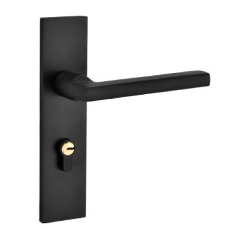 便宜黑色分体太空铝8311|房间门锁|室内门锁|锁具批发