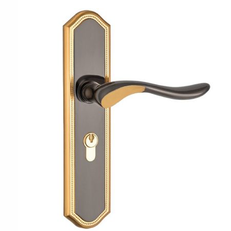 纯铝合金室内门锁HL01鈦黑金|纯铝合金房间门锁|门锁厂家
