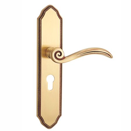 GM539G38铜本色纯铜室内门锁|纯铜房间门锁|门锁厂家|锁具批发