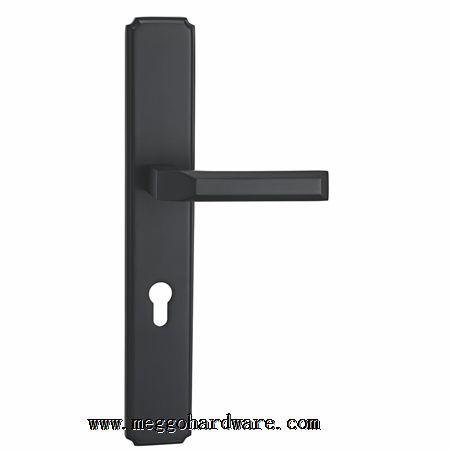 GL52711酷黑纯铜别墅会议室门锁|锁具厂家|锁具批发|门锁批发