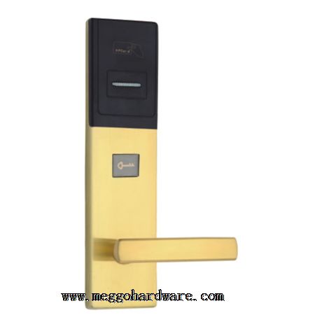 MG80839PVD酒店刷卡锁|门锁厂家|门锁批发|锁具厂家|锁具批发