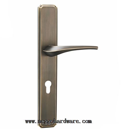 GL52735咖啡色纯铜别墅会议室门锁|锁具厂家|锁具批发|门锁批发