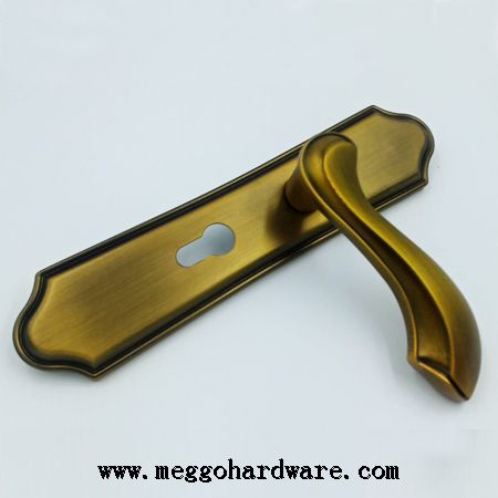 B7黄古铜铁铝室内门锁|静音门锁|门锁厂家|锁具批发